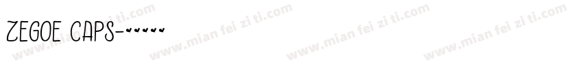 Zegoe Caps字体转换
